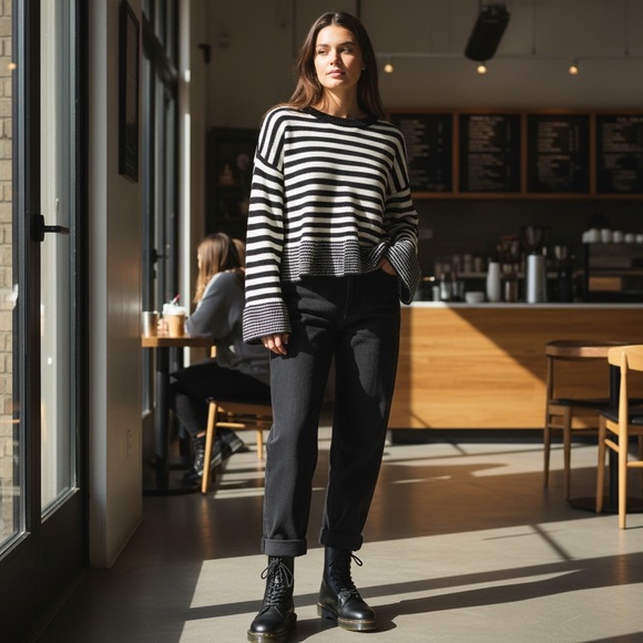 cinq a sept Sweaters - Cinq a Sept Stripe Seren Sweater size S